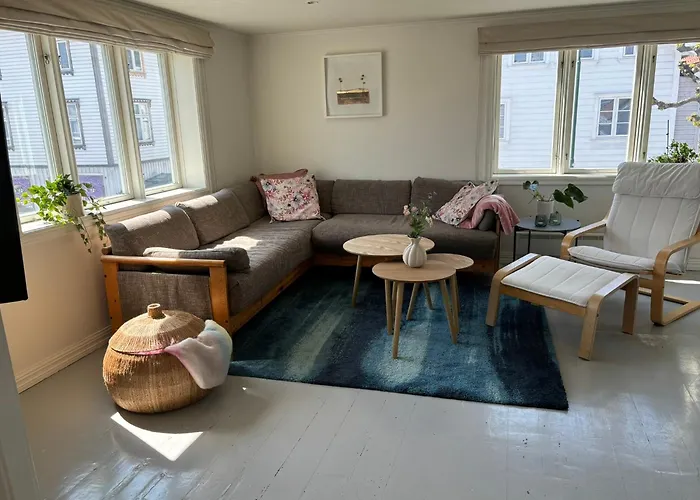 Romslig I Sentrum Med Egen Takterrasse Lägenhet
